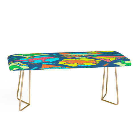 Chobopop 90s Dinosaur Pattern Bench
