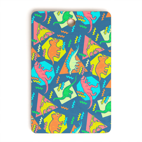 Chobopop 90s Dinosaur Pattern Cutting Board Rectangle