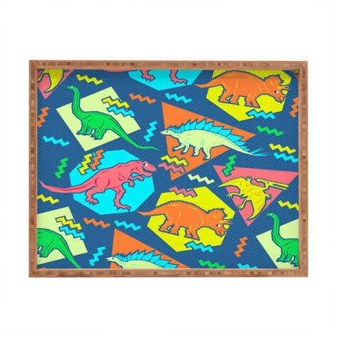 Chobopop 90s Dinosaur Pattern Rectangular Tray