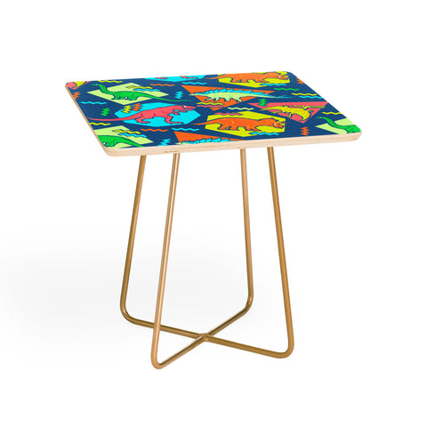 Chobopop 90s Dinosaur Pattern Side Table
