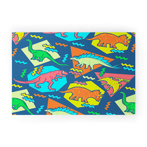 Chobopop 90s Dinosaur Pattern Welcome Mat