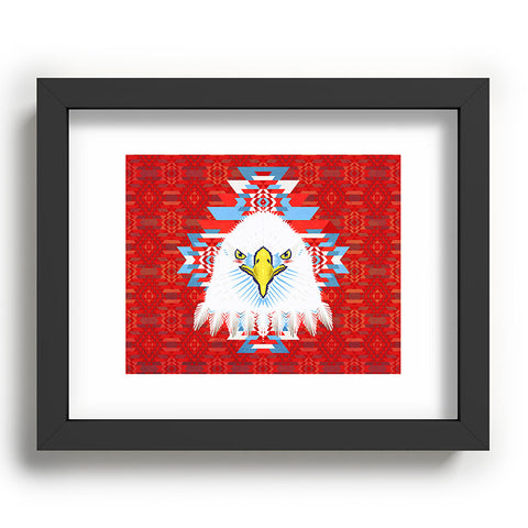 Chobopop American Flag Eagle Recessed Framing Rectangle