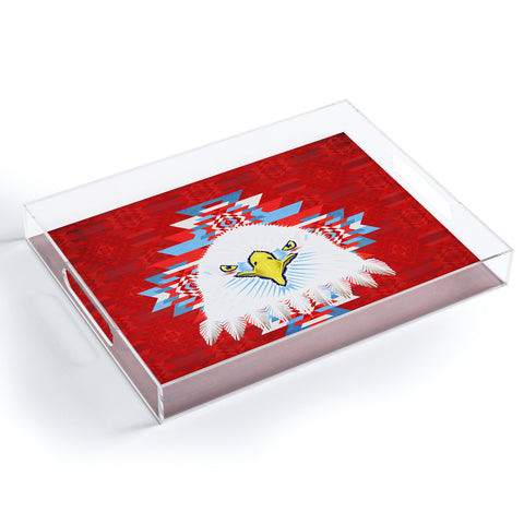 Chobopop American Flag Eagle Acrylic Tray