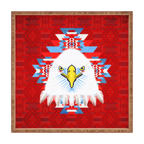Chobopop American Flag Eagle Square Tray