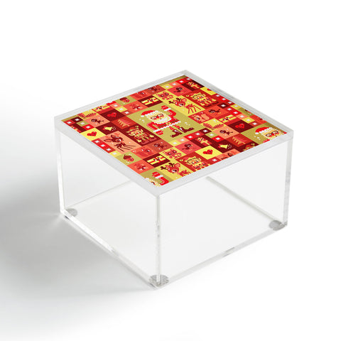 Chobopop Christmas Pattern Nr 2 Acrylic Box