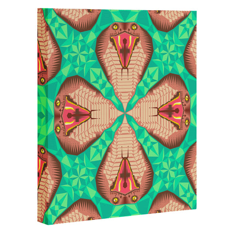 Chobopop Cobra Snake Pattern No 2 Art Canvas