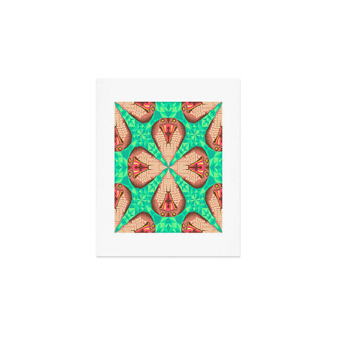 Chobopop Cobra Snake Pattern No 2 Art Print