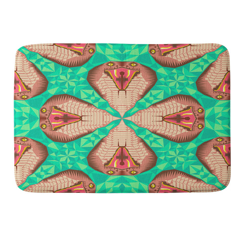 Chobopop Cobra Snake Pattern No 2 Memory Foam Bath Mat