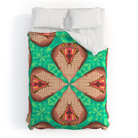 Chobopop Cobra Snake Pattern No 2 Duvet Cover