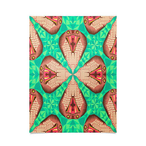 Chobopop Cobra Snake Pattern No 2 Poster