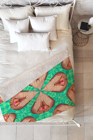 Chobopop Cobra Snake Pattern No 2 Fleece Throw Blanket