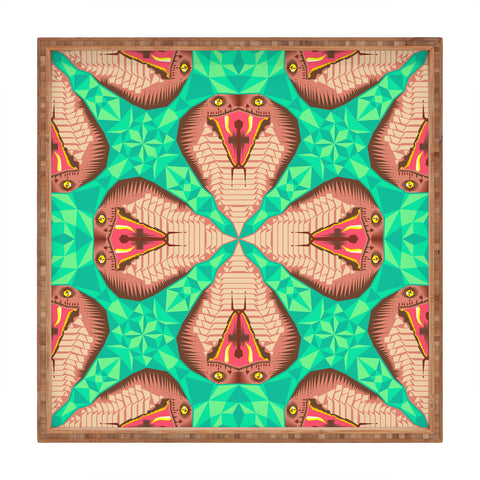 Chobopop Cobra Snake Pattern No 2 Square Tray
