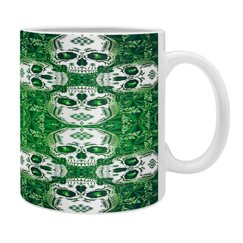 Chobopop Emerald Skull Pattern Coffee Mug