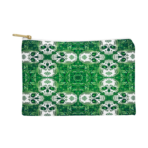 Chobopop Emerald Skull Pattern Pouch