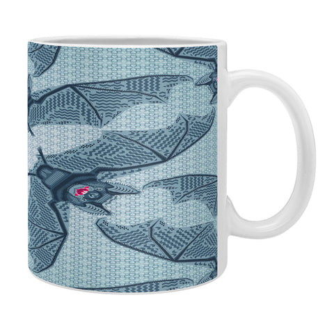Chobopop Geometric Bat Pattern Coffee Mug