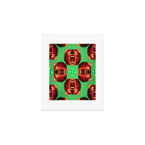 Chobopop Geometric Bear Art Print