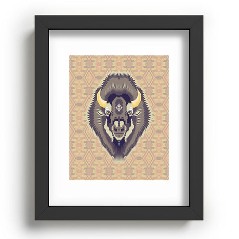 Chobopop Geometric Bison 1 Recessed Framing Rectangle