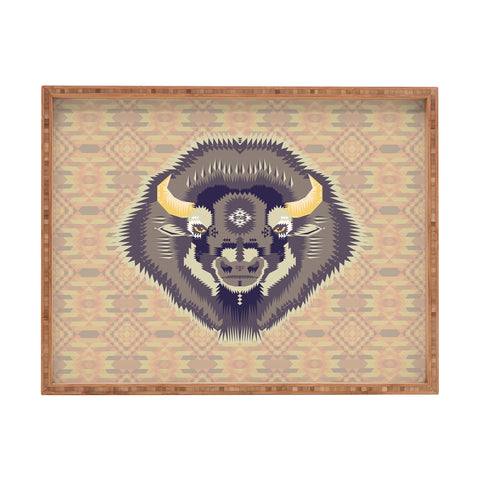 Chobopop Geometric Bison 1 Rectangular Tray