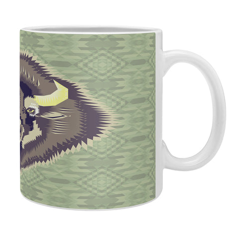 Chobopop Geometric Bison 2 Coffee Mug