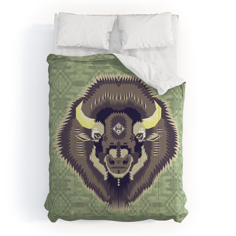 Chobopop Geometric Bison 2 Comforter