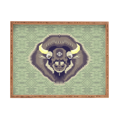 Chobopop Geometric Bison 2 Rectangular Tray