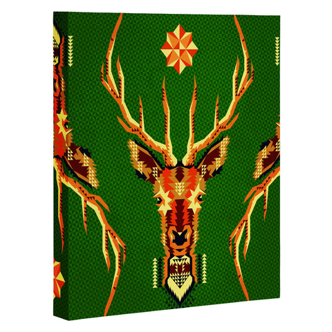 Chobopop Geometric Deer Art Canvas