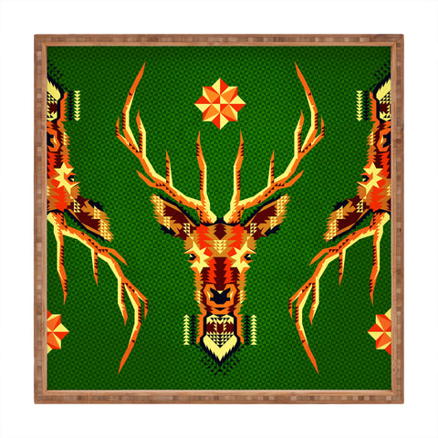 Chobopop Geometric Deer Square Tray