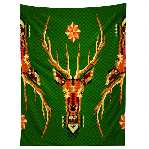 Chobopop Geometric Deer Tapestry