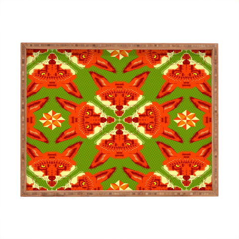 Chobopop Geometric Fox Rectangular Tray
