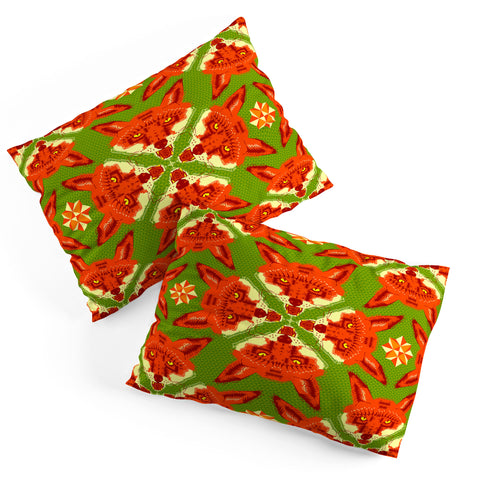 Chobopop Geometric Fox Pillow Shams