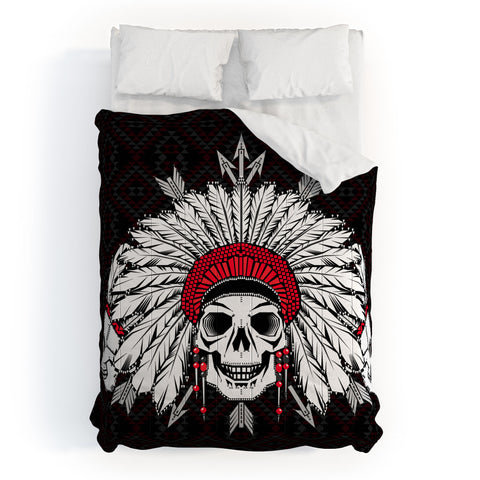 Chobopop Geometric Indian Skull Comforter