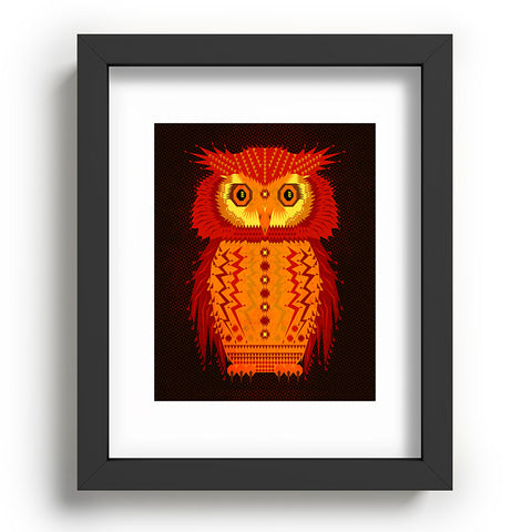 Chobopop Geometric Owl Recessed Framing Rectangle