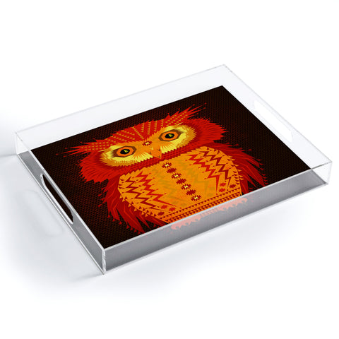Chobopop Geometric Owl Acrylic Tray
