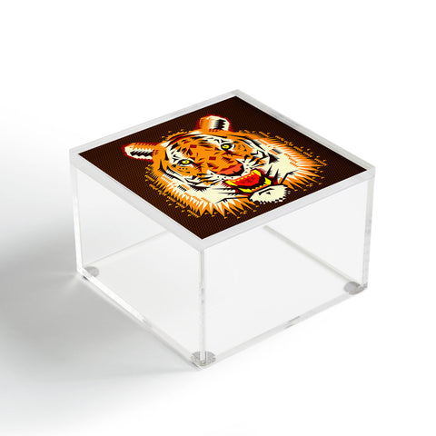 Chobopop Geometric Tiger Acrylic Box