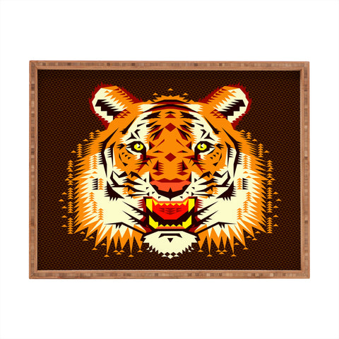 Chobopop Geometric Tiger Rectangular Tray