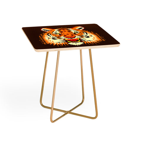 Chobopop Geometric Tiger Side Table