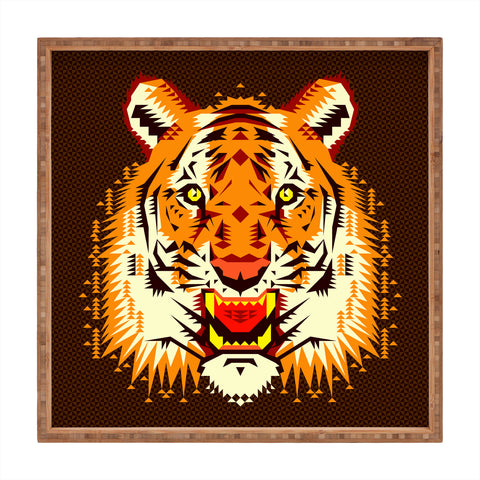 Chobopop Geometric Tiger Square Tray