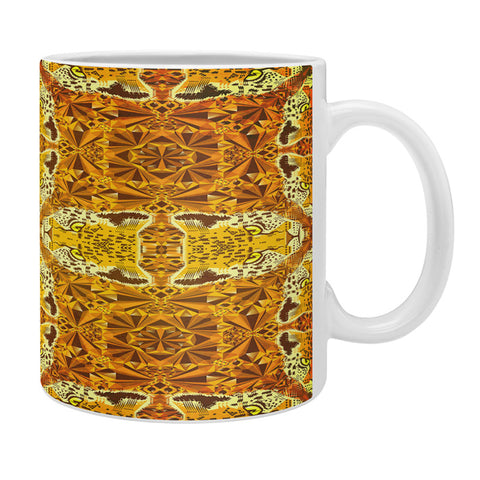Chobopop Golden Panther Pattern Coffee Mug