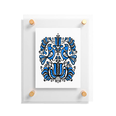 Chobopop Korond Folk Art Floating Acrylic Print