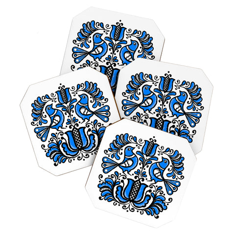 Chobopop Korond Folk Art Coaster Set