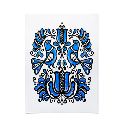 Chobopop Korond Folk Art Poster