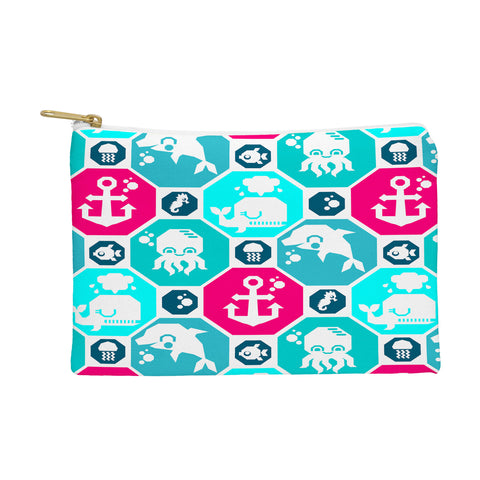Chobopop Marine Pattern Pouch