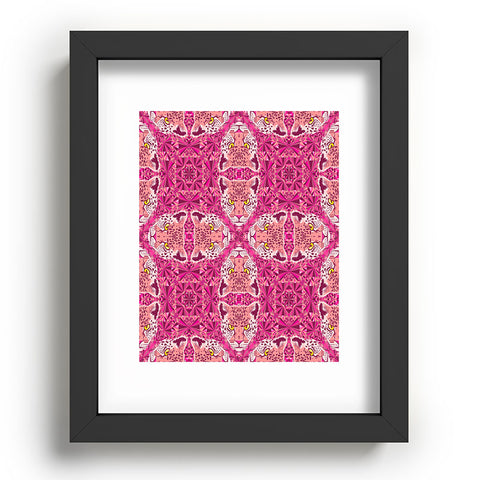 Chobopop Pink Panther Pattern Recessed Framing Rectangle