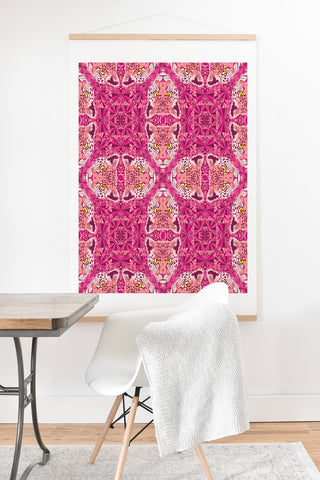Chobopop Pink Panther Pattern Art Print And Hanger