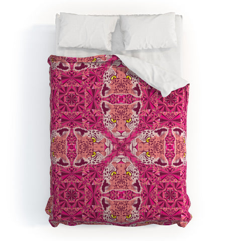 Chobopop Pink Panther Pattern Comforter