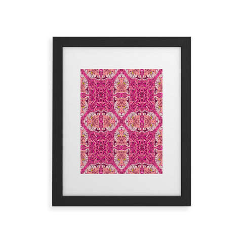 Chobopop Pink Panther Pattern Framed Art Print