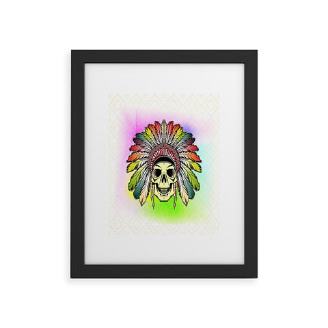 Chobopop Rainbow Warrior Framed Art Print