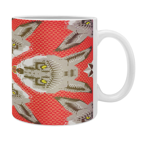 Chobopop Silver Fox Pattern Coffee Mug