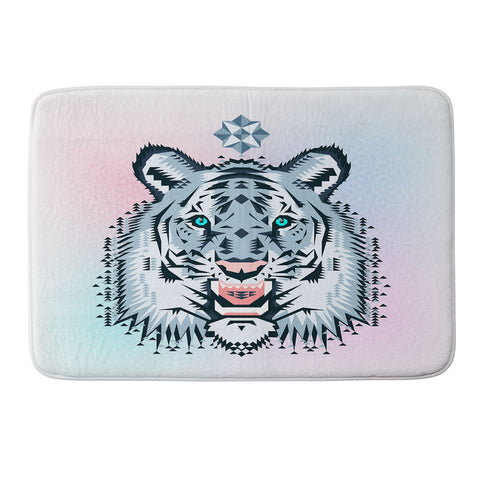 Chobopop Snow Tiger Memory Foam Bath Mat