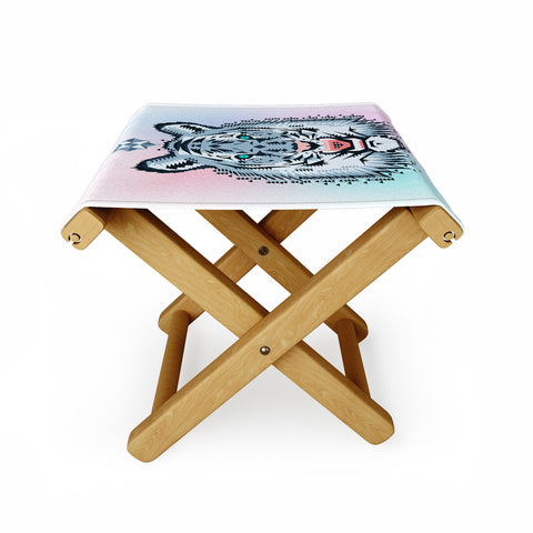 Chobopop Snow Tiger Folding Stool